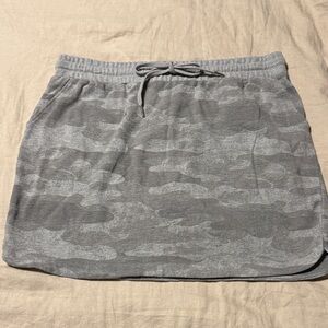 Maurices Gray Camouflage Mini Skirt